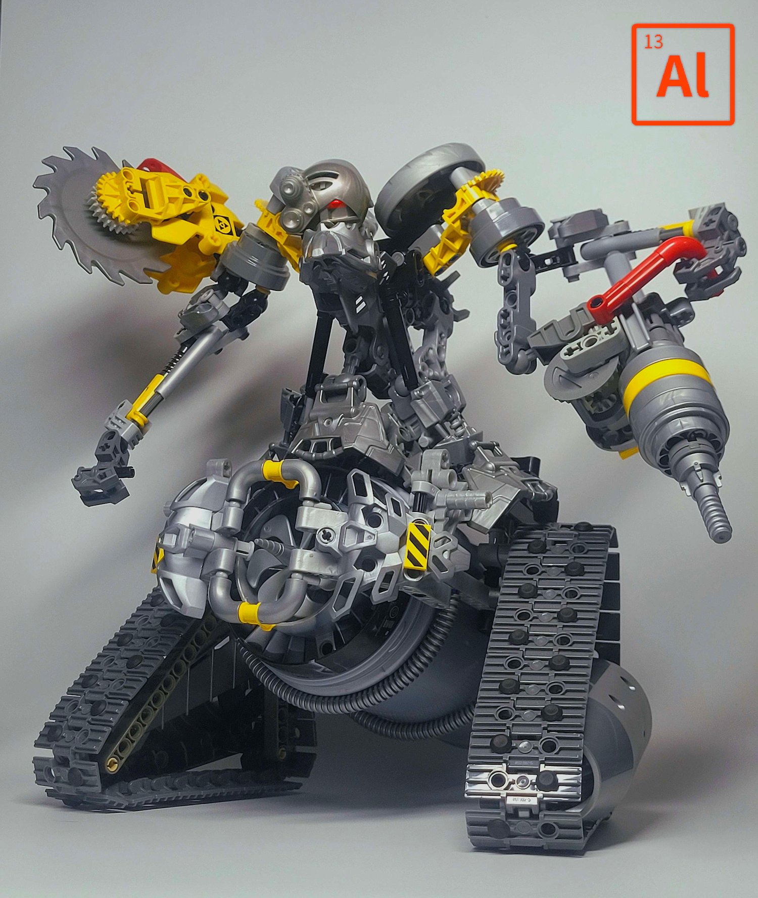 Bionicle based on the element Aluminum