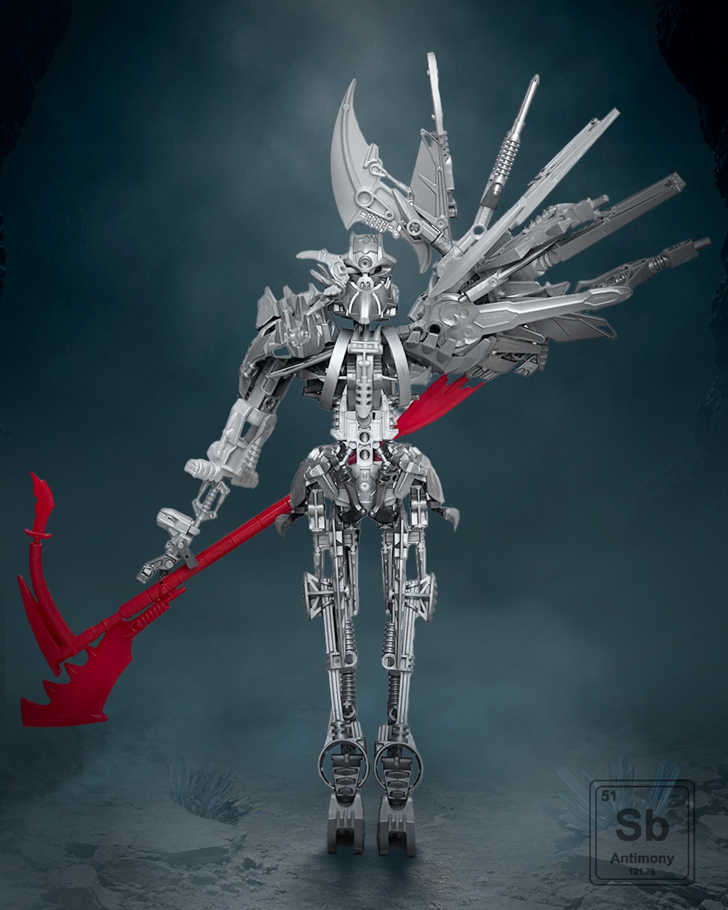 Bionicle based on the element Antimony