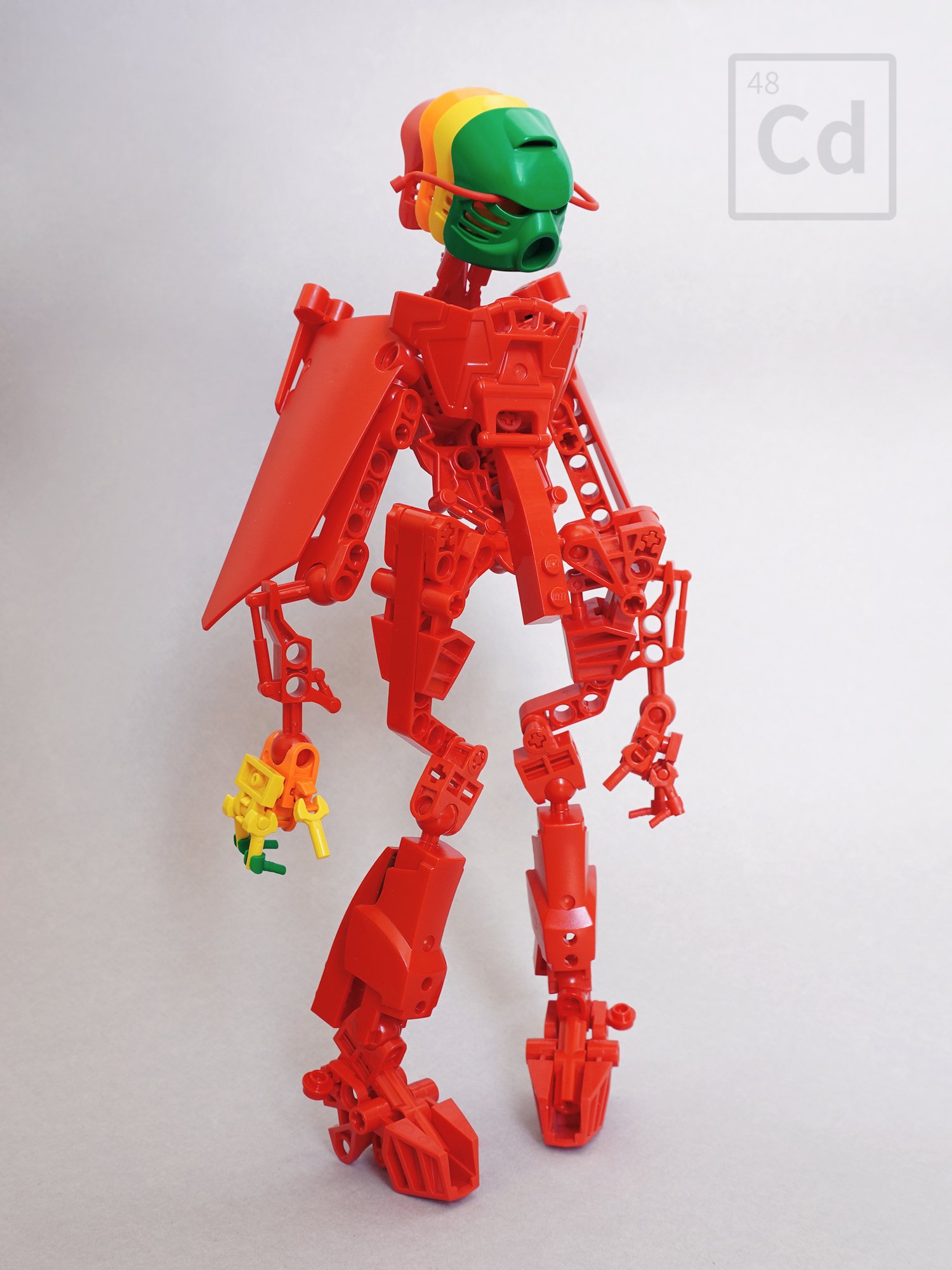 Bionicle based on the element Cadmium