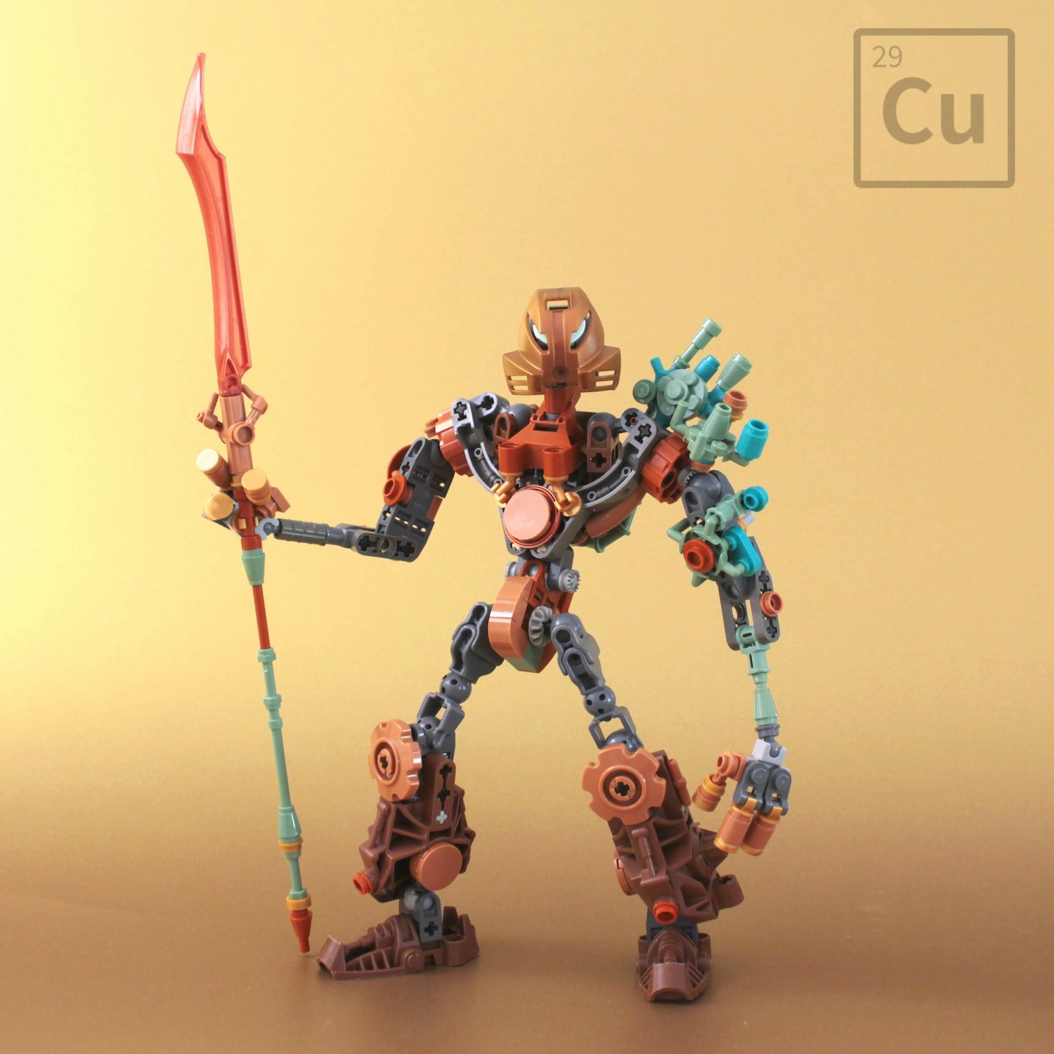 Bionicle based on the element Copper