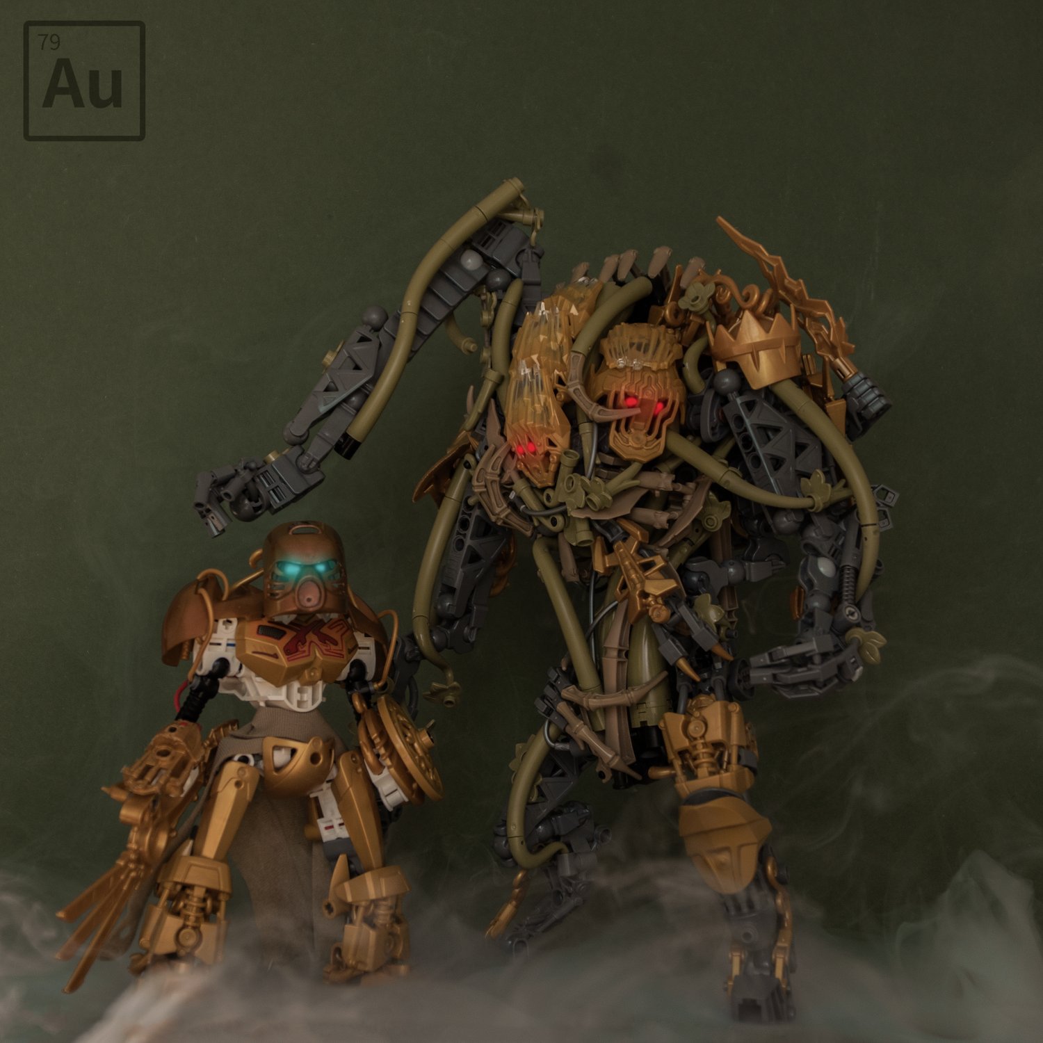 Bionicle based on the element Gold