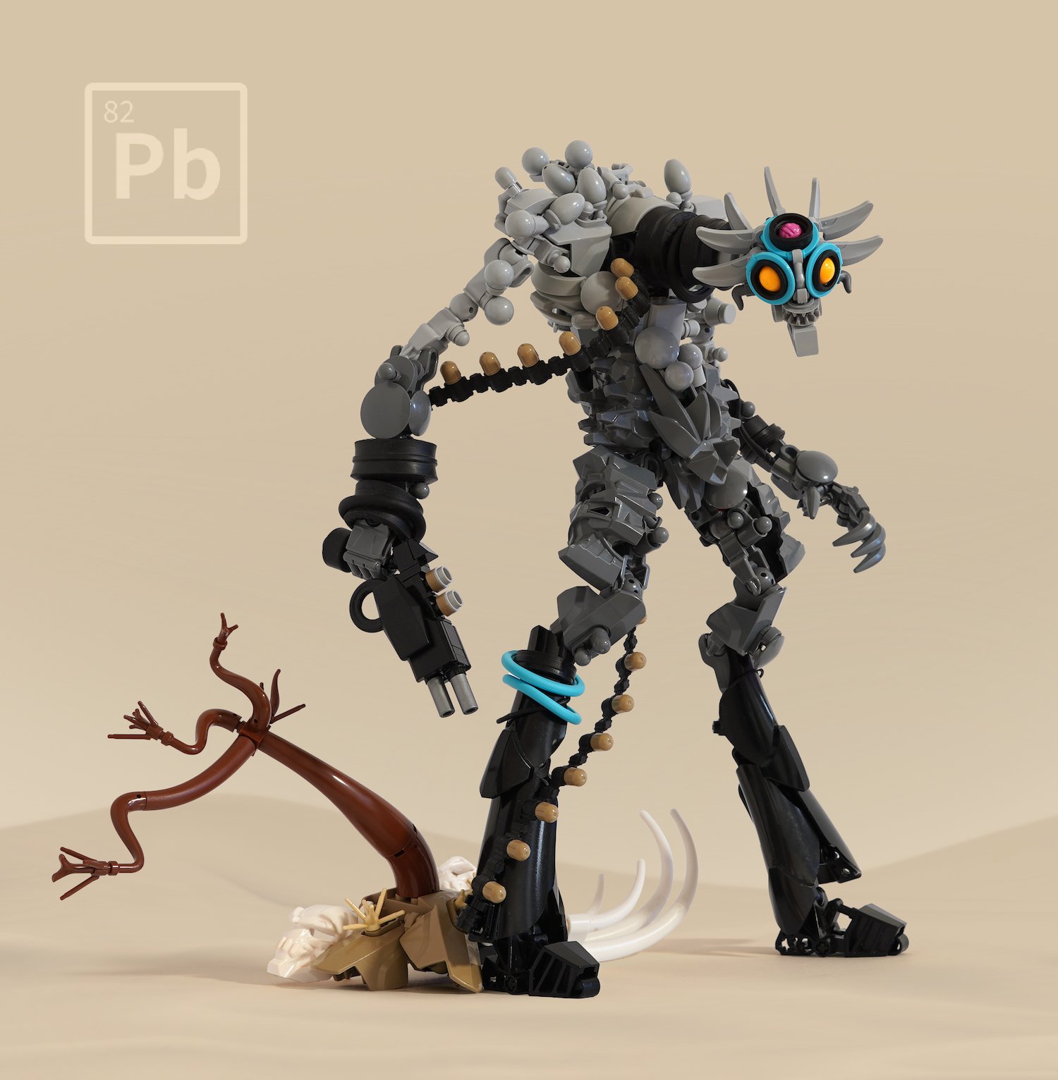 Bionicle based on the element Lead