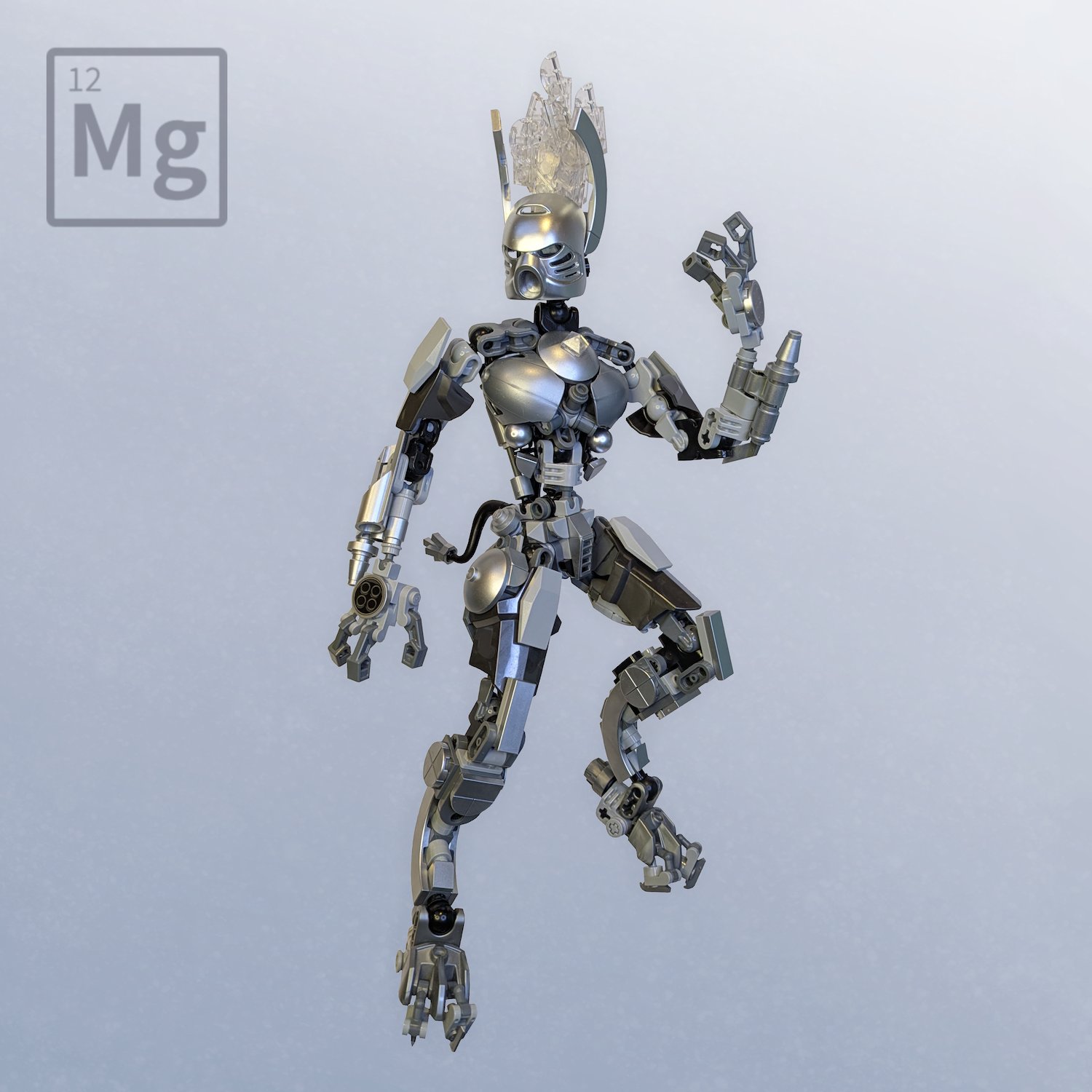 Bionicle based on the element Magnesium
