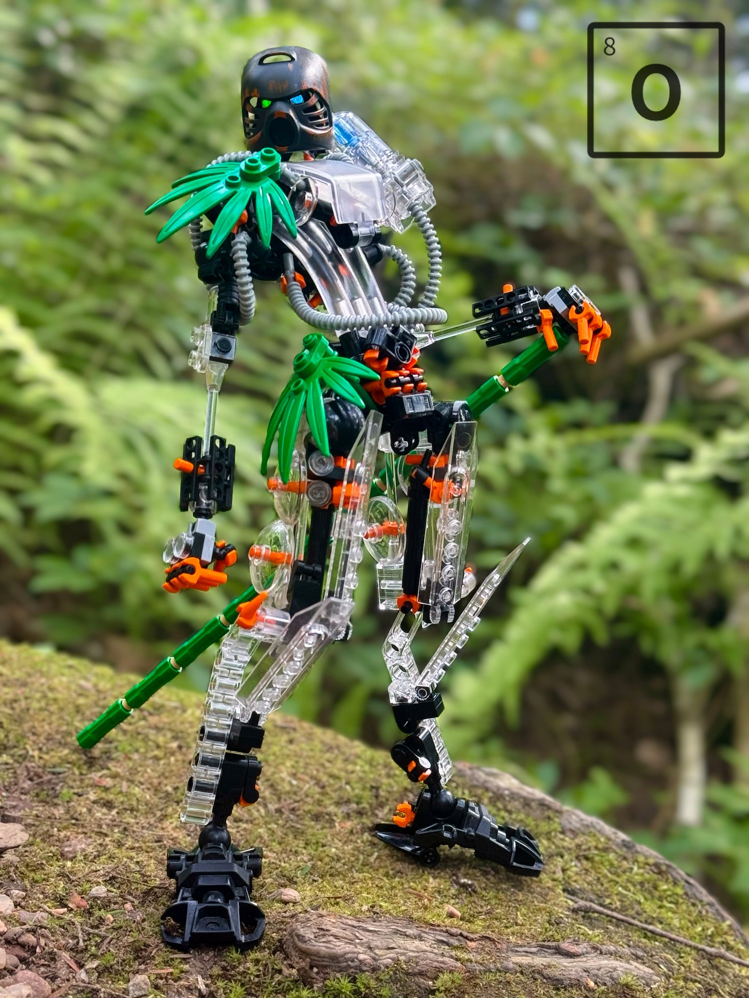 Bionicle based on the element Oxygen