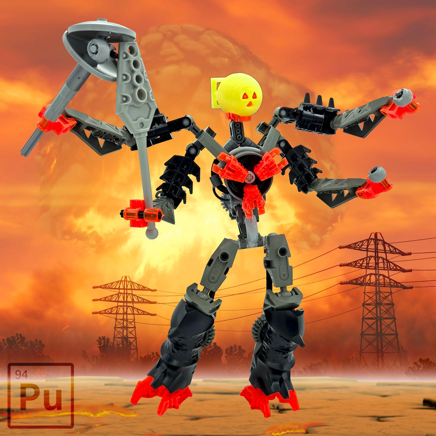 Bionicle based on the element Plutonium