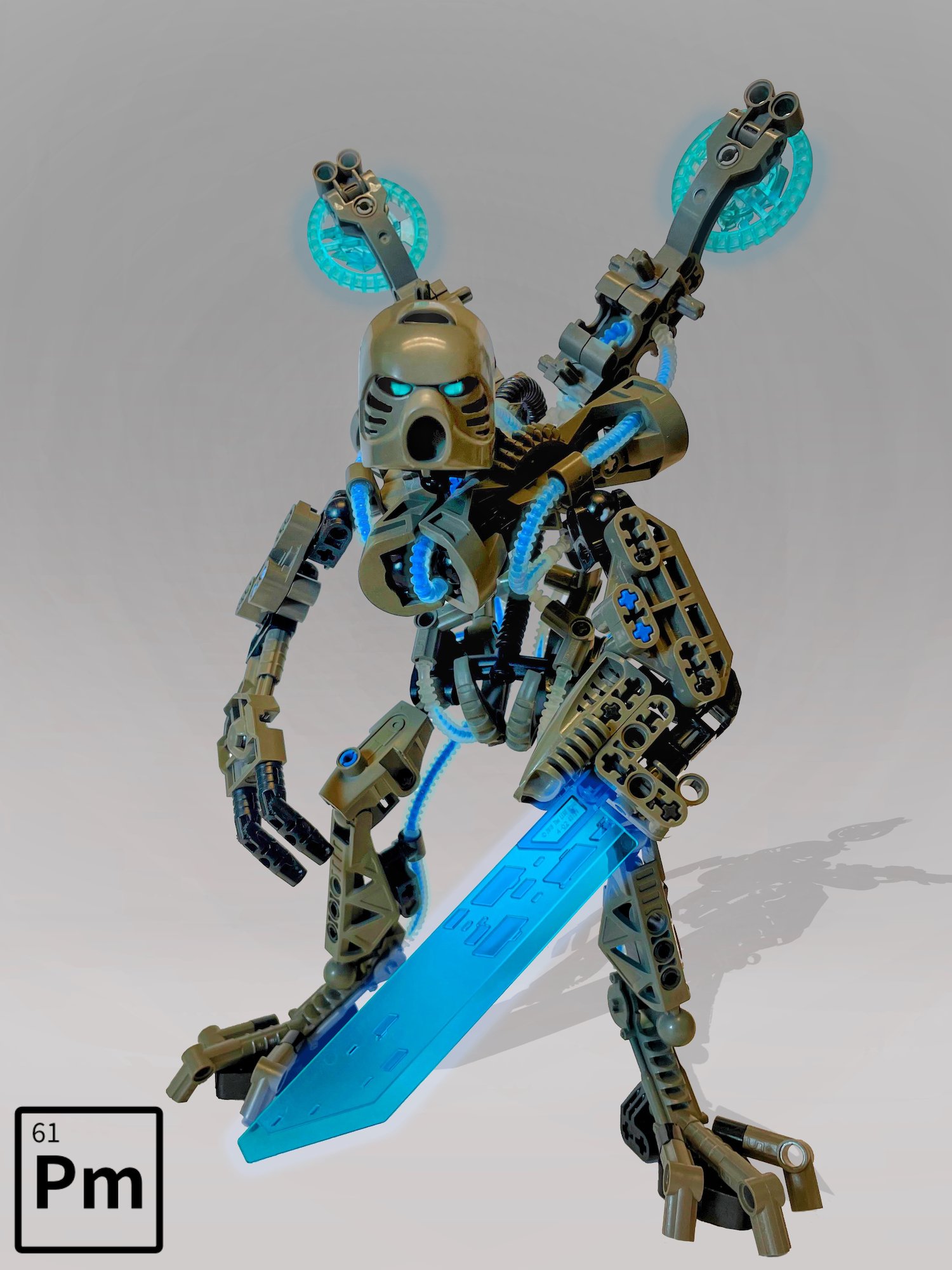 Bionicle based on the element Promethium