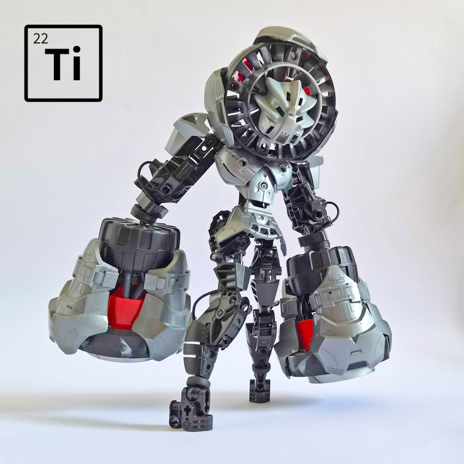 Bionicle based on the element Titanium