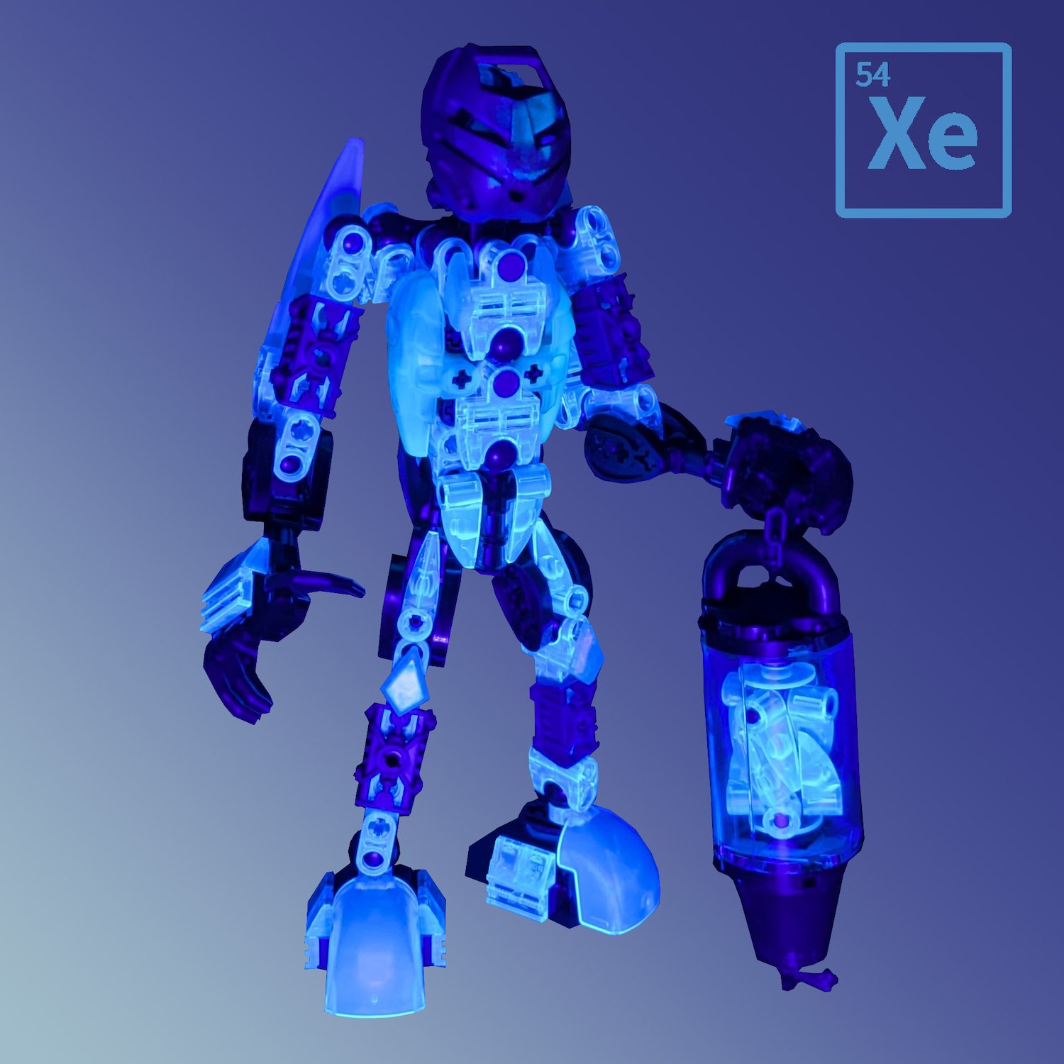 Bionicle based on the element Xenon