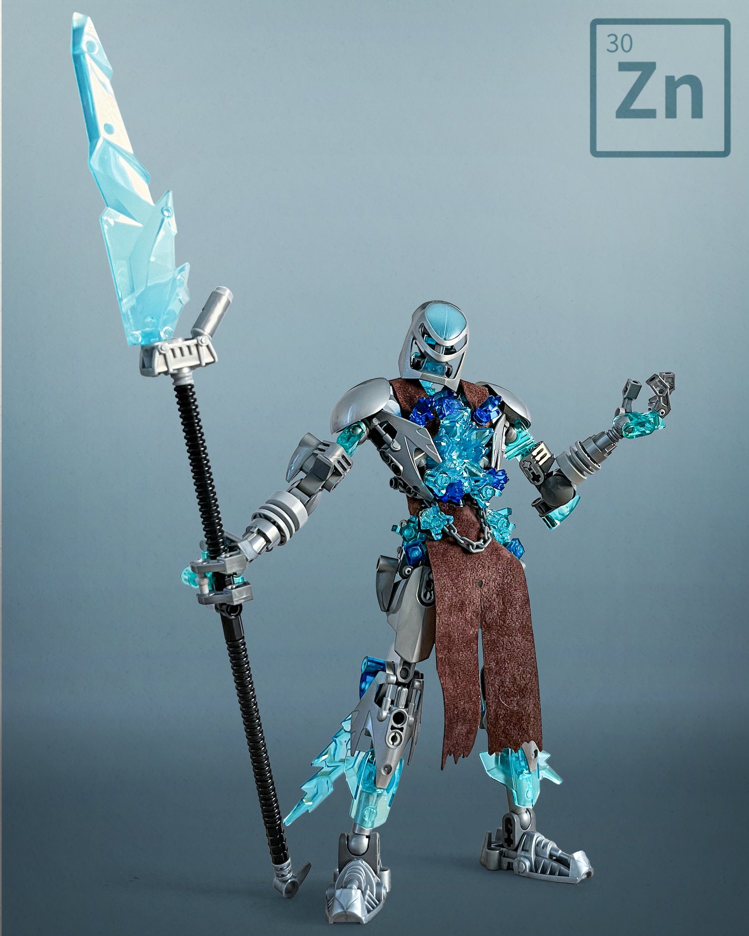Bionicle based on the element Zinc